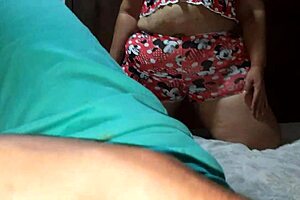 Latina Mother-In-Law Deepthroats Big Black Cock With Passionate Sucking