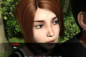 redhead and blonde play knights tale with small tits involved