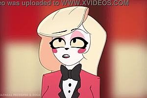 Charlie Morningstar Slamming Alastor Hard in Hotel Room Chaos, Oh Yeah!