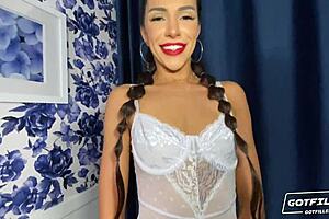 Hime Marie gets hardcore fucked by brunette hottie