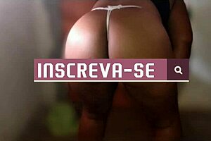 Serbian wife with big ass gets her hairy pussy muff dived and masturbated with monster cock toy.