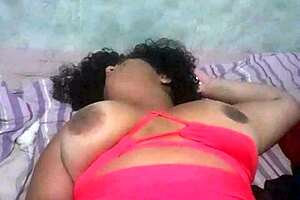 brunette alone playing with toy in brazilian scene