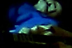 Stroking big black cock until climax