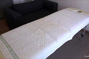 professional home masseur gives housewife a happy ending