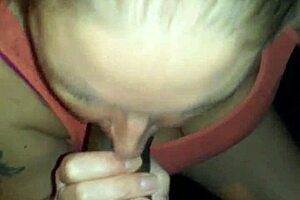 Unfaithful wife swallows interracial cock on wedding day