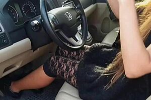 Cream tube adventure and pee in nature.