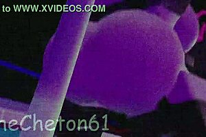 Stocking-Clad Babe Pissing All Over Herself