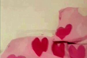 these shiny gold pvc panties fit perfectly on the babe