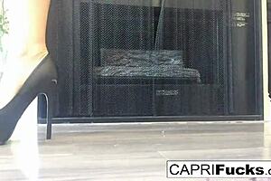 capri struts in high heels