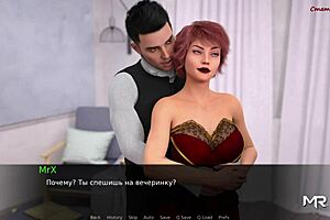 Animated porn game E1 80: Sex at Dusklightmanor had time for free