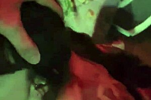 Bondaged girlfriend gives blowjob