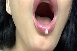 why don't you jerk off to this brunette goddess with big ass and long hair?