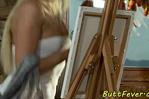 spexy babe anally fucked doggystyle by european amateur