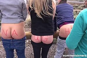 Summer’s hosts flaunting their nudity behind the bar for you to have an eyeful