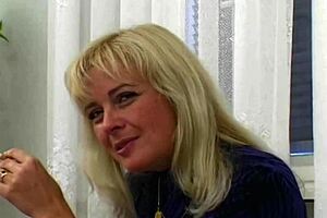 blonde bombshell passionately sucks and fucks, feeling intense pleasure