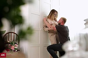 Sexy Hottie Amalia Davis Gets Distracted from Reading by Boyfriend's Cunilingus, Then Bent Over Doggystyle with Shaved Pussy.