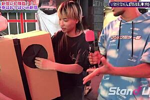 discovering the contents of the box in shinjuku2 😊