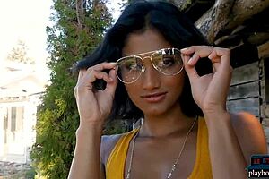 Russian Playboy Babes Strip Naked Outdoor!