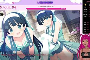 Live streaming: Vtuber Lewdneko’s comment-filled and suggestive playthrough of Eromanga Able Sisters