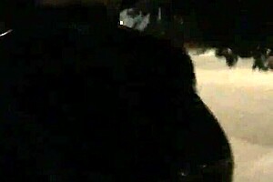 Cd walks in latex with vibrator