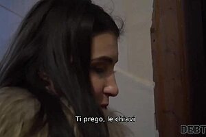 Debt4k Teen Sucks Collector’s Cock for New Car