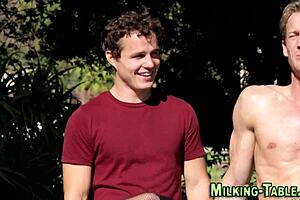 Specific Masseuse Gets Creampied at Gloryhole in Wild 3some Session