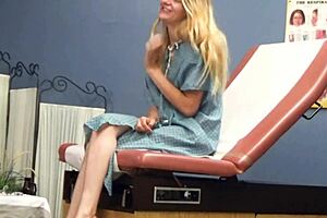 carrie b allows doctor to guide her in intimate training