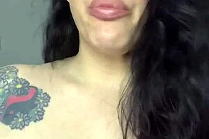 why don't you jerk off to this brunette goddess with big ass and long hair?