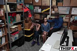 Hot cutie thieves get nailed good!