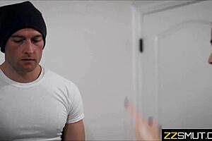 Young guy passionately fucks milf girlfriend after grooming