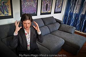 Bridget bends over in bed, taking rough throbbing cock from skinny guy