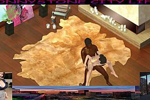 Jonnystone Takes Home Asian for Big Black Cock Action!