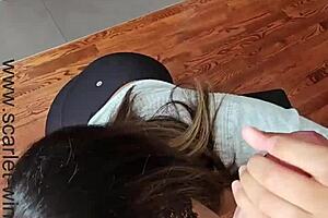 Mcdonald Guy Gets A Deepthoat From Milf As Reward