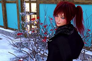 Want to double up on homework with these hot redhead teens?