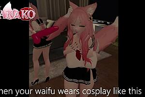A cosplayer, the feline variety, who enjoys giving and receiving oral pleasure
