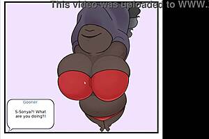 Auntie Helps Fix Problem With Big Tits