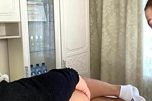 sugarnadya depilates strange penis with piercings