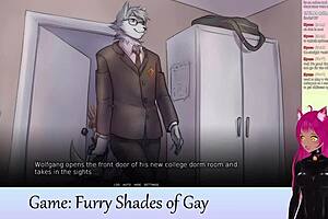 i'm vtuber lewdneko playing furry shades of gay
