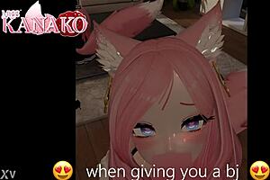 Catgirl Wears Cosplay And Gets Cum In Her Mouth!