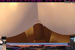 Jonnystone Takes Home Asian for Big Black Cock Action!