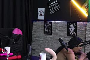 hanna pimentinha feels deep pleasure giving blowjob to richard pimenta in sheer red lingerie