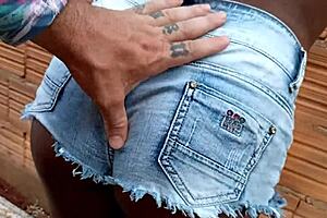 Brazilian teen in lingerie masturbating for clip test