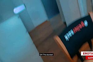 Toned sandy in sex workout with german fan