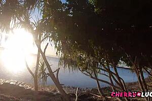 i’m giving the best beach blowjob ever with that big cock in my mouth. it’s pure outdoor amateur fun!