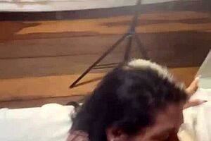 my first amateur video went viral with bent over cowgirl sex