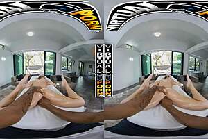 virtual porn - khloe kapri gets happy ending thanks to big black cock