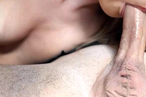 wow, semen in the mouth after blowjob!