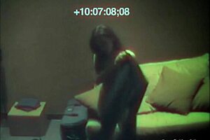 Bold Sexy babe fiercely fingers tight pussy on sofa while craving intense sucking