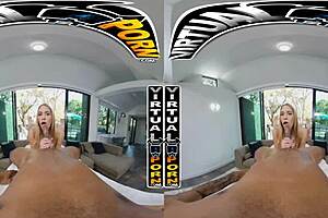 虚拟色情 - 克洛伊卡普里因大黑鸡巴获得快乐结局