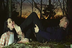 Submissive Cutie Gets ASS TO MOUTH Punishment While Climbing A Mountain In Kentucky With PISS And Sweaty Rimjobs To Fuel Her Hike!